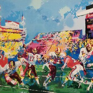 IN THE POCKET by LeROY NEIMAN, COLLECTABLE Post Card - I988